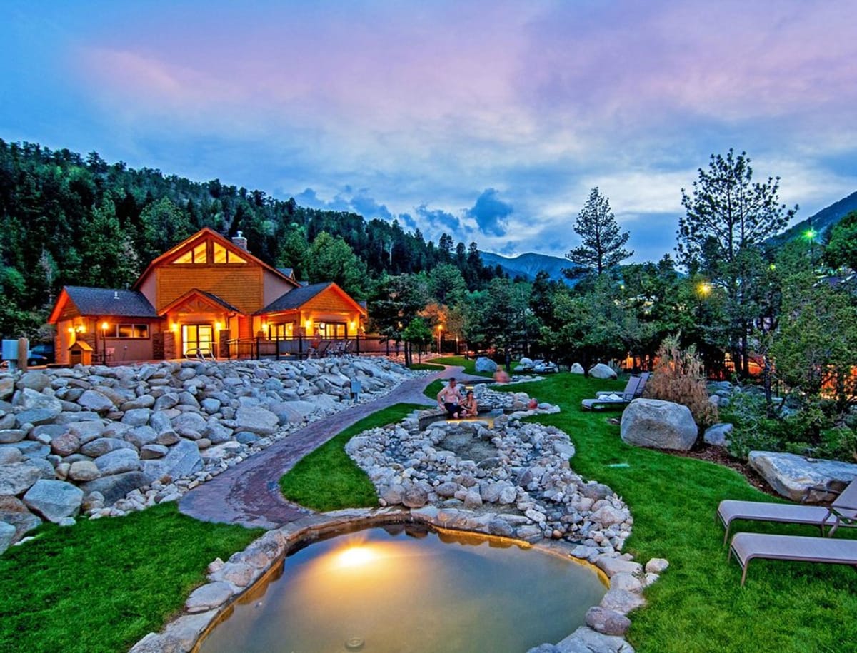 Cascading Hot Springs at the Spa &amp; Club